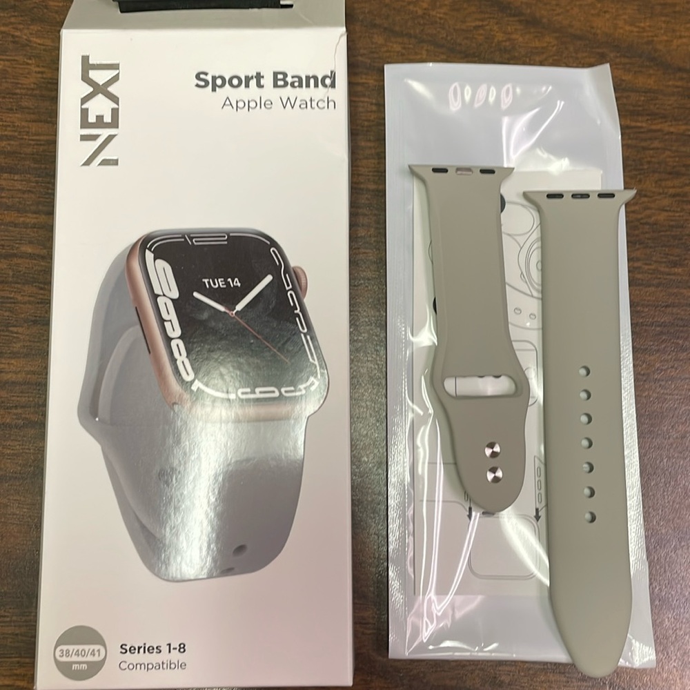 Next / Apple Watch Sport Band - gray- never used - new